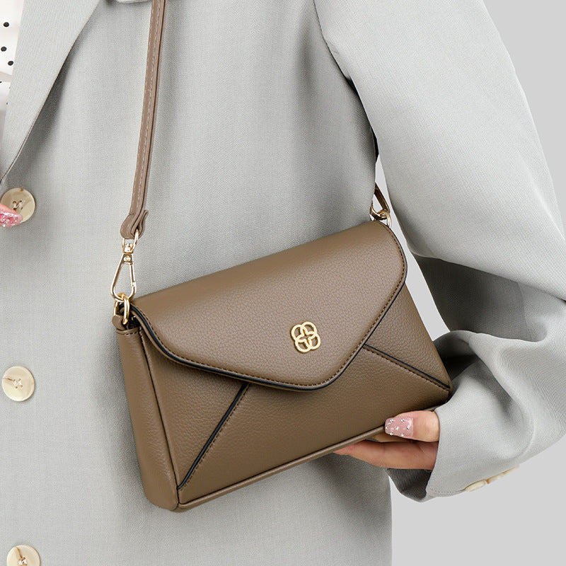 Women's Hand Packaging Mobile Simple Mom Style Purses