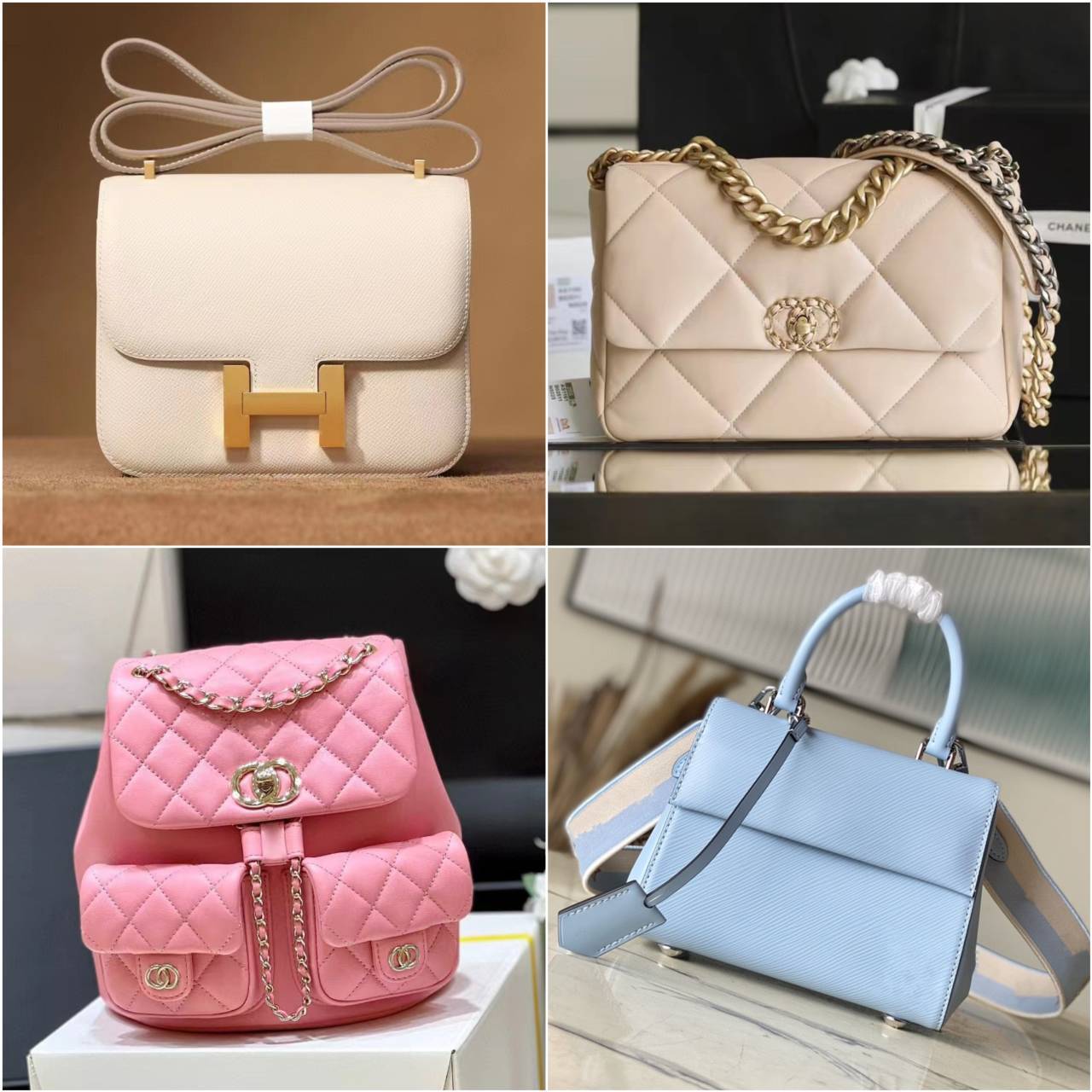 Women's Summer High-grade Genuine Leather Versatile Chain Shoulder Bags
