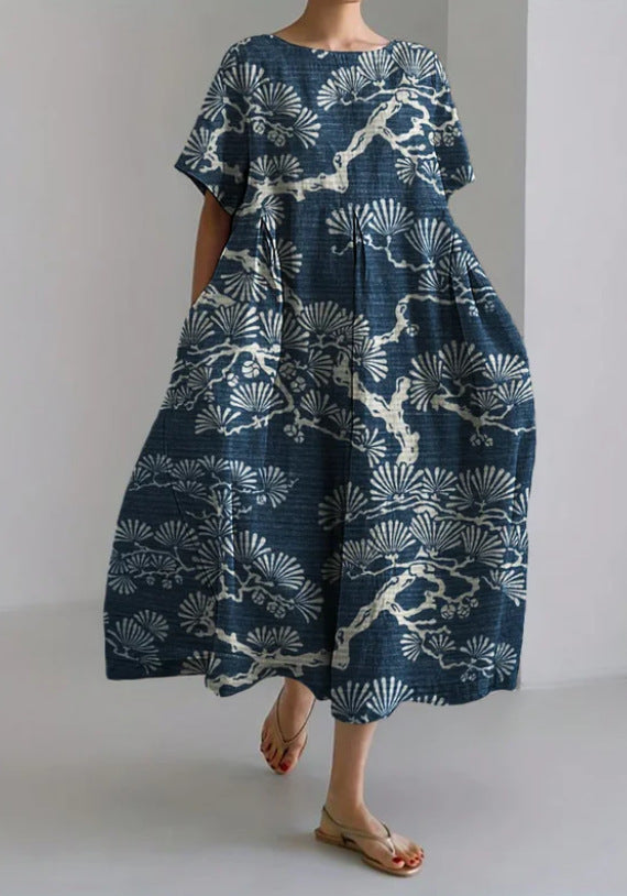 Craft Round Neck Sweet Lady Dress Dresses
