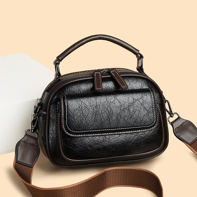 Women's High-grade Soft Leather Fashion Simple Trend Crossbody Bags