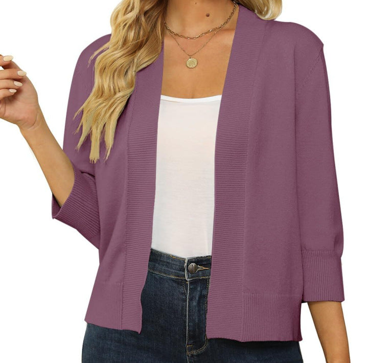 Women's Popular Fashion Outer Wear Slim Sweaters