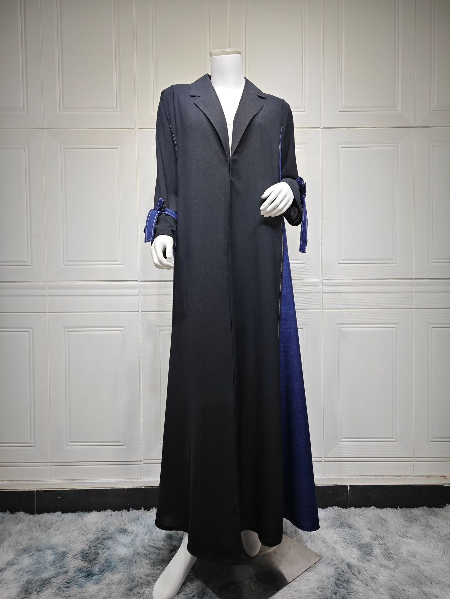 Women's Muslim Fashion Robe Imitation Denim Clothing