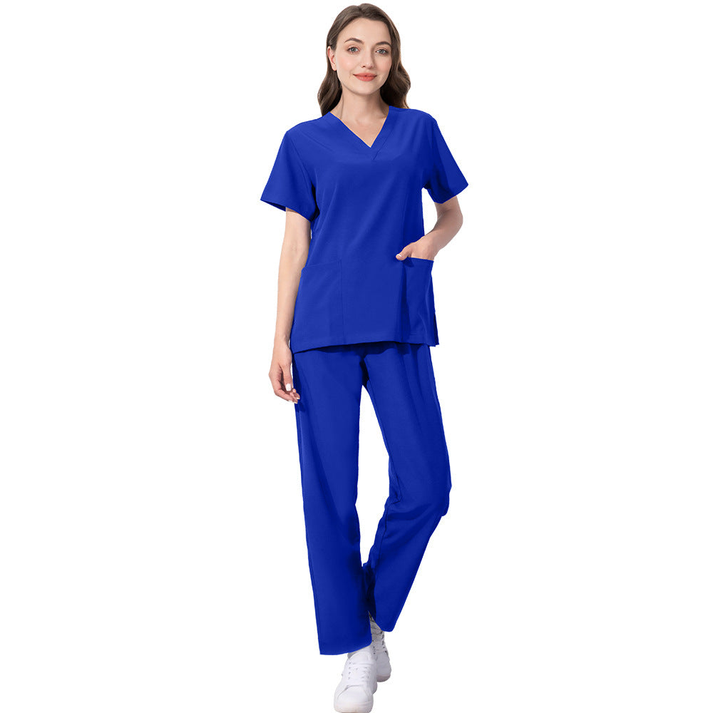 Surgical Gown Hospital Beauty Salon Split Uniform