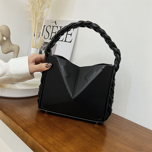 Women's Niche Personality Twist Spring Fashion Portable Shoulder Bags