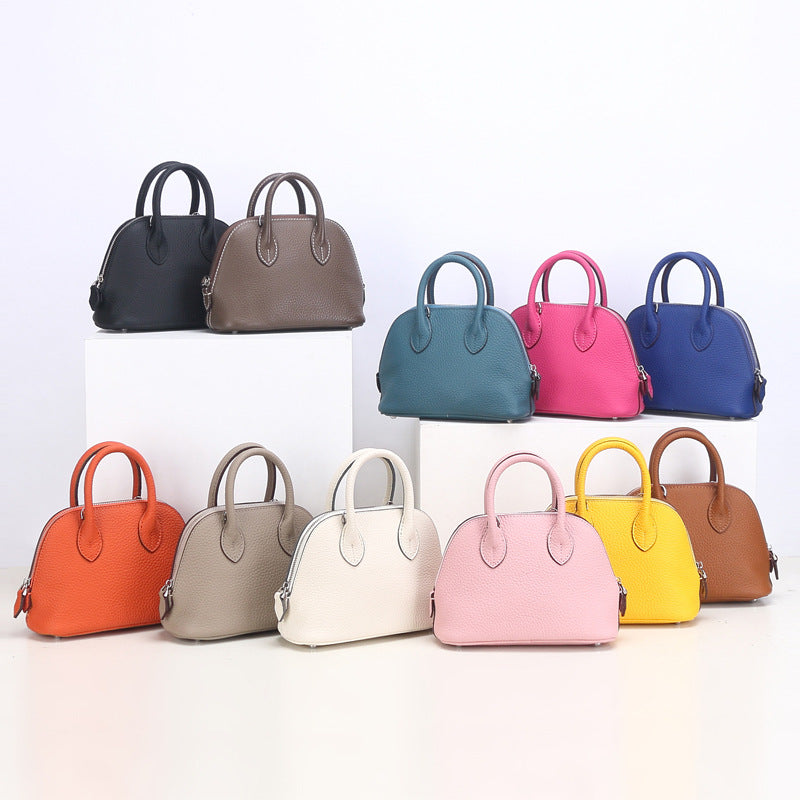 Women's Shell Genuine Leather Simple Fashionable Stylish Shoulder Bags