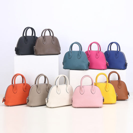 Women's Shell Genuine Leather Simple Fashionable Stylish Shoulder Bags