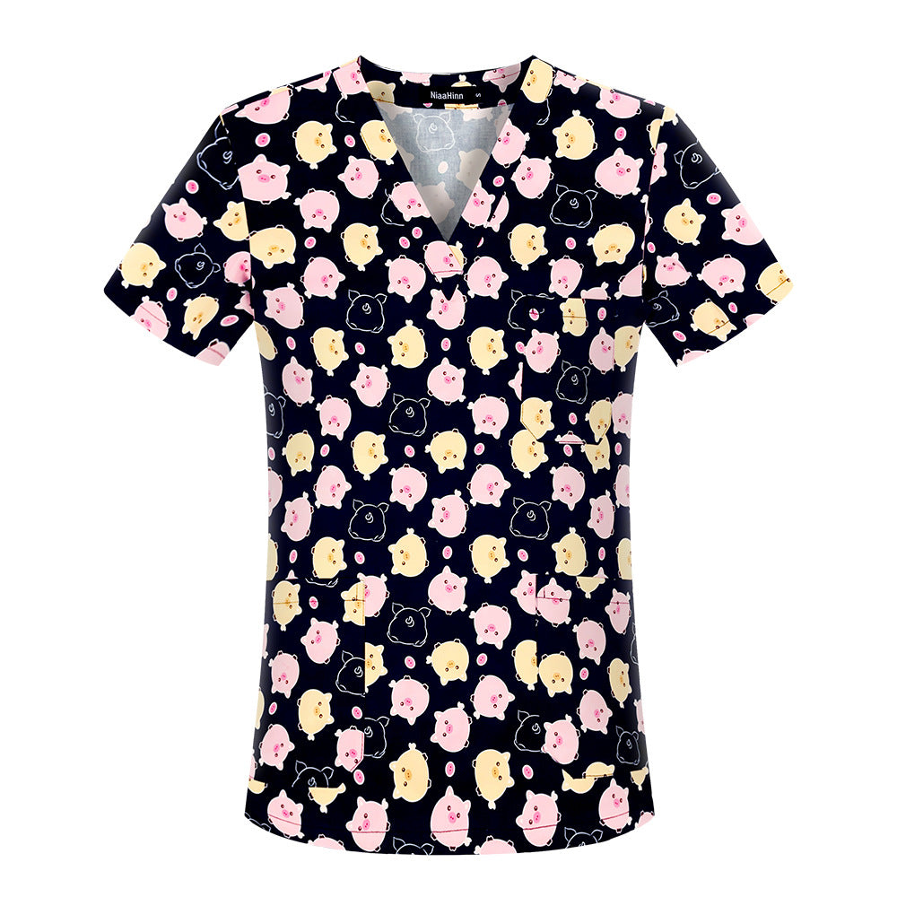 Women's & Men's & Hand Washing Clothes Brush T-shirt Uniform