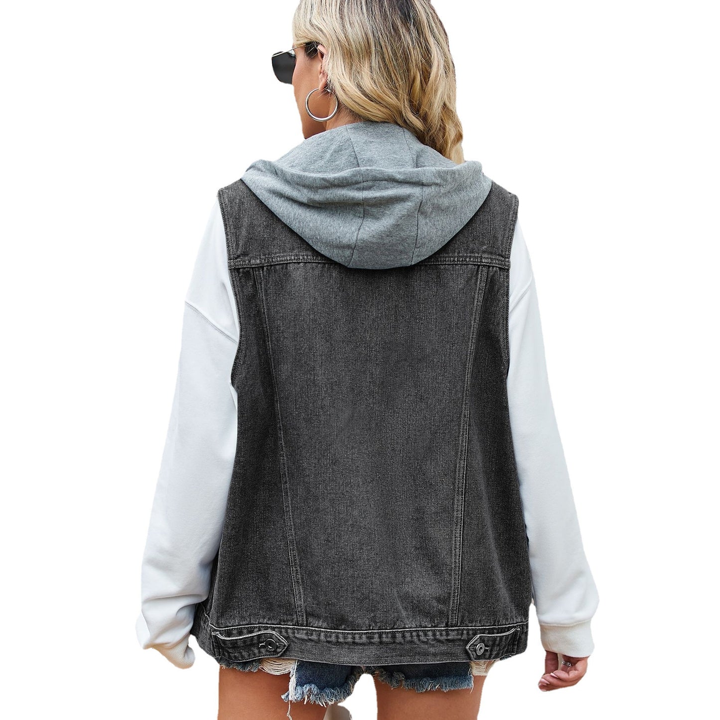 Women's Loose Denim Waistcoat Casual Fashion Vests