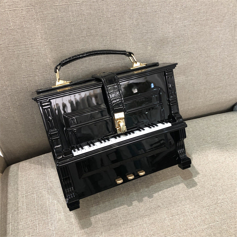 Women's Unique Trendy Piano Acrylic Box Handbags