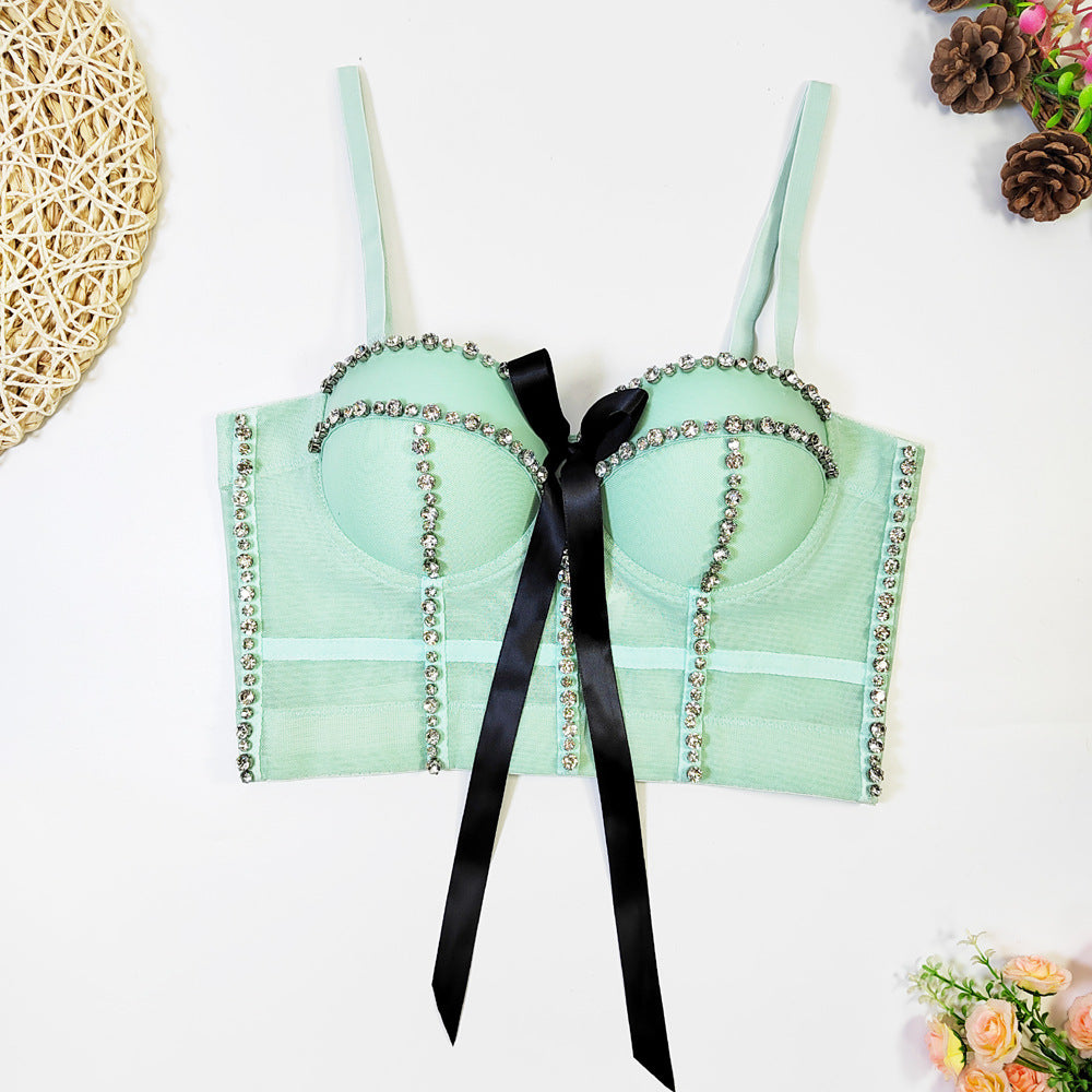 Women's Shaping Hot Tube French Style Design Niche Tops