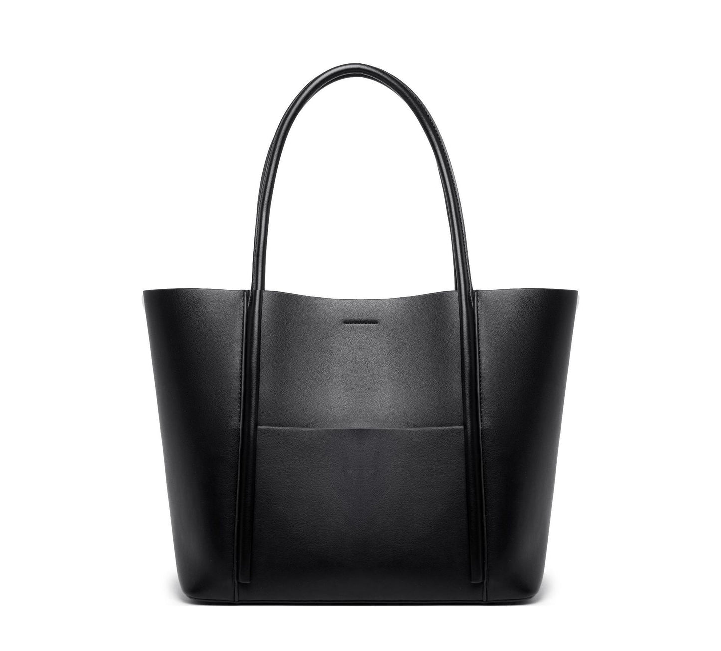 Women's Simple First Layer Cowhide Trendy Large Capacity Shoulder Bags