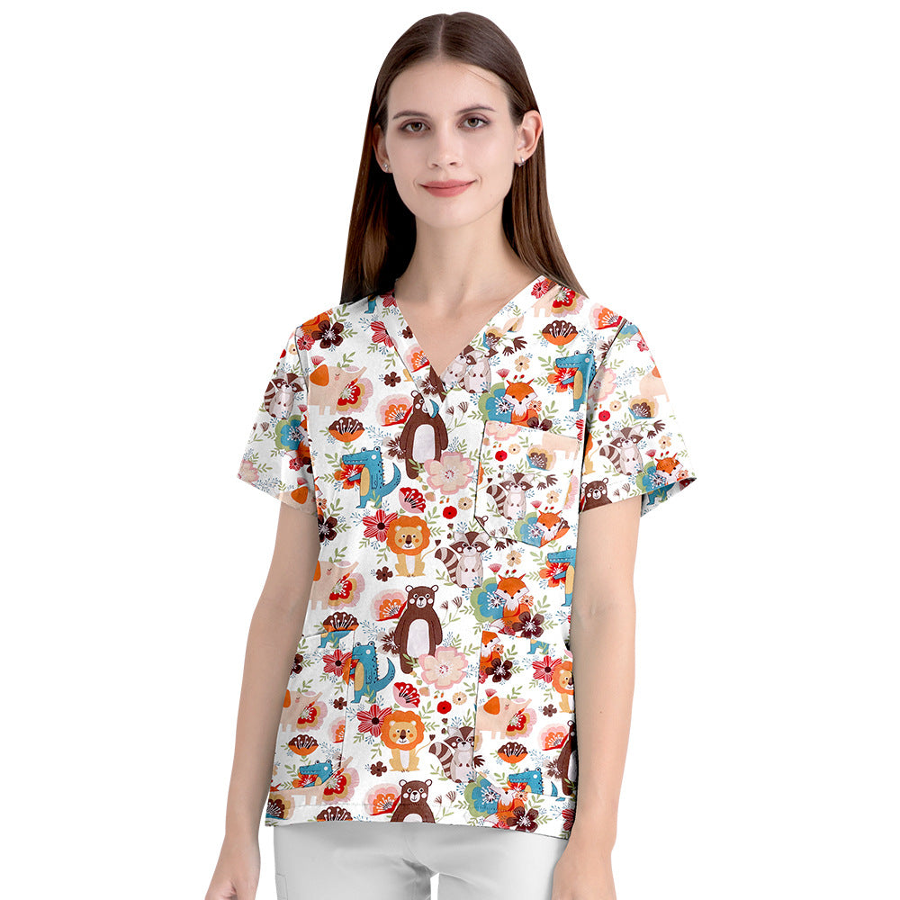 Women's & Men's Old Sister-in-law Split Outfit Work Clothes Cloth Uniform