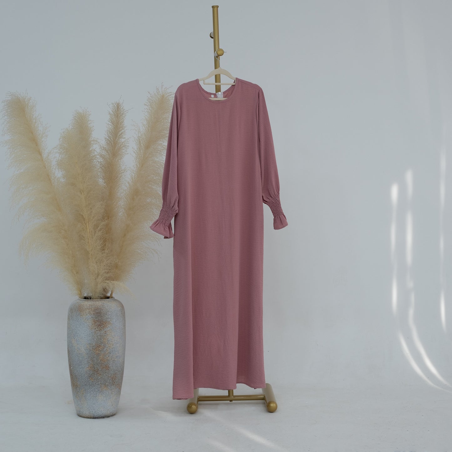 Women's Slouchy Turkish Solid Color Dress Dresses