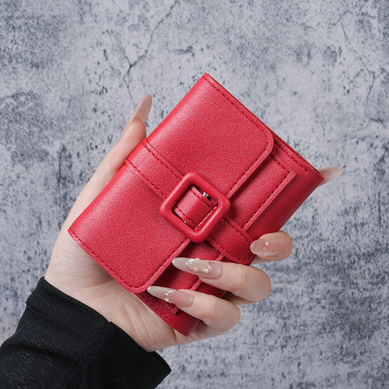 Women's Temperament Wild Short Summer Fresh Solid Ladies Wallet