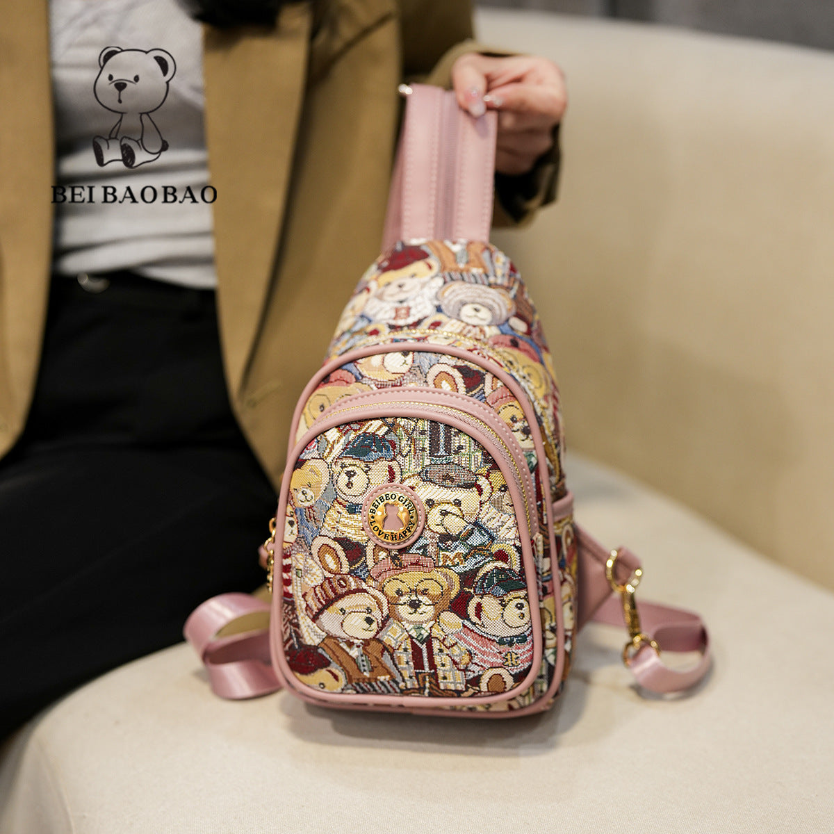 Women's Source Summer National Trendy Style Backpacks