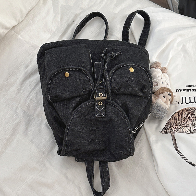 Women's Pretty Denim Leisure Large Capacity Backpacks