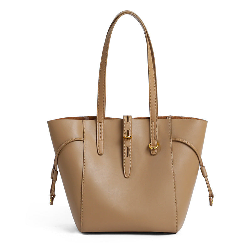 Women's Retro Genuine Leather Portable Large Capacity Shoulder Bags