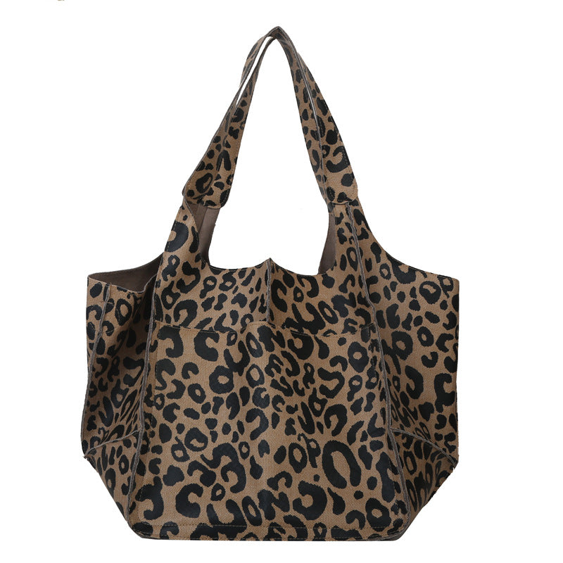 Women's Simple Big Soft Leather Large Capacity Bags