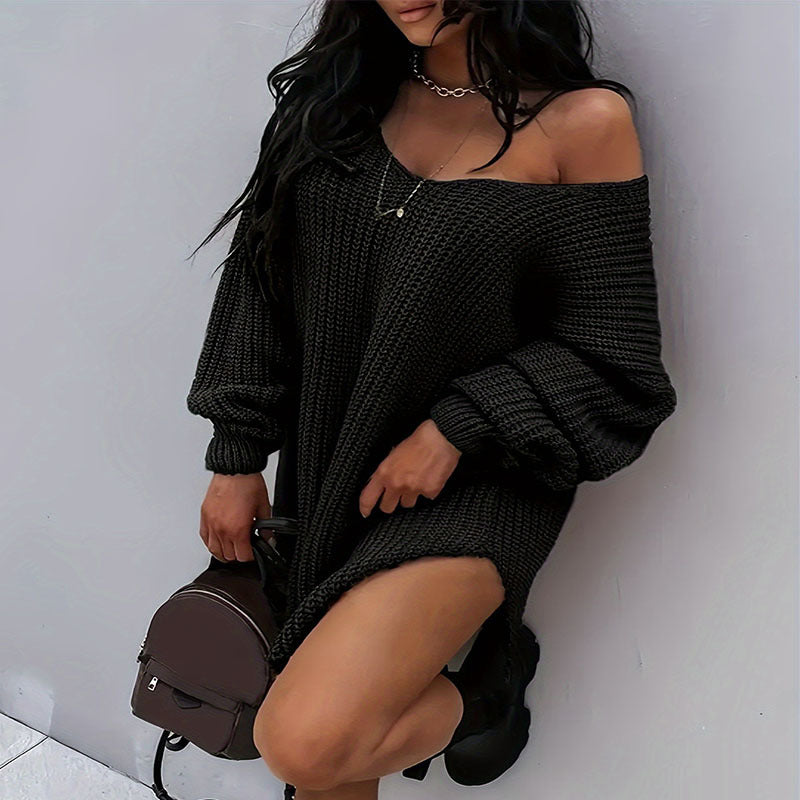 Women's Comfortable Slouchy Innovative Idle Style Knitwear