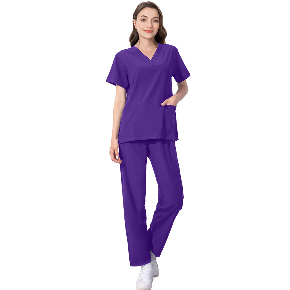 Surgical Gown Hospital Beauty Salon Split Uniform
