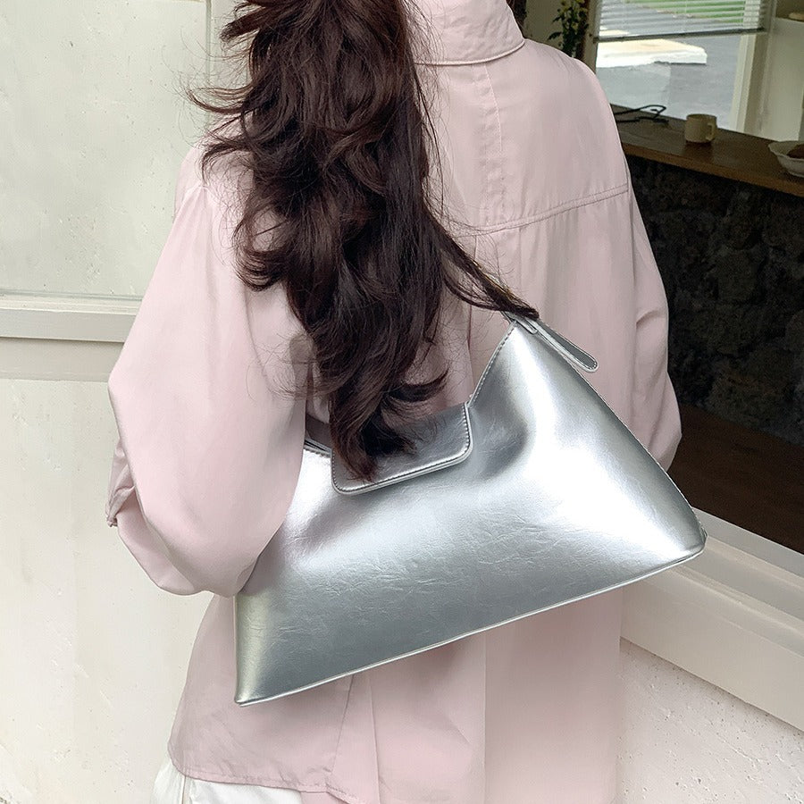 Women's Underarm Niche Korean Texture Portable Large Shoulder Bags