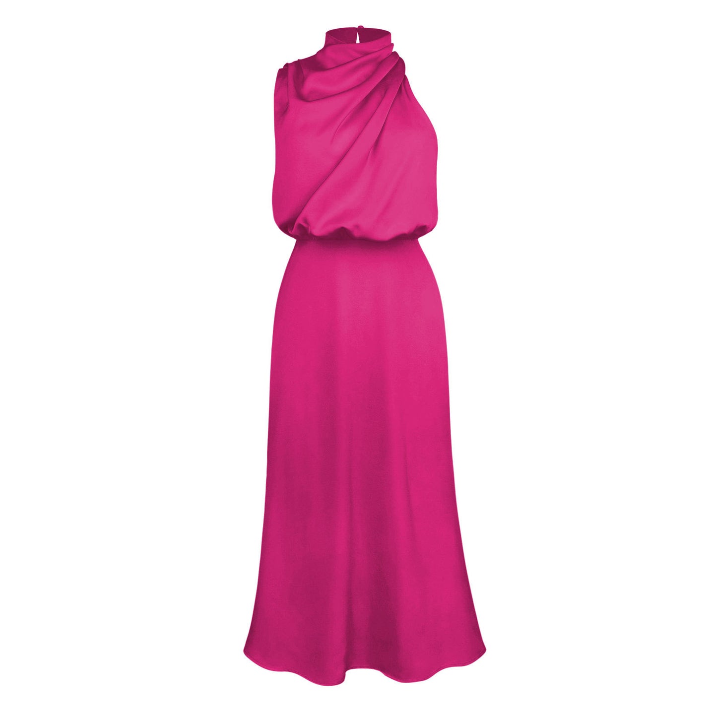 Satin Sleeveless Dress Fashionable Elegant Light Dresses