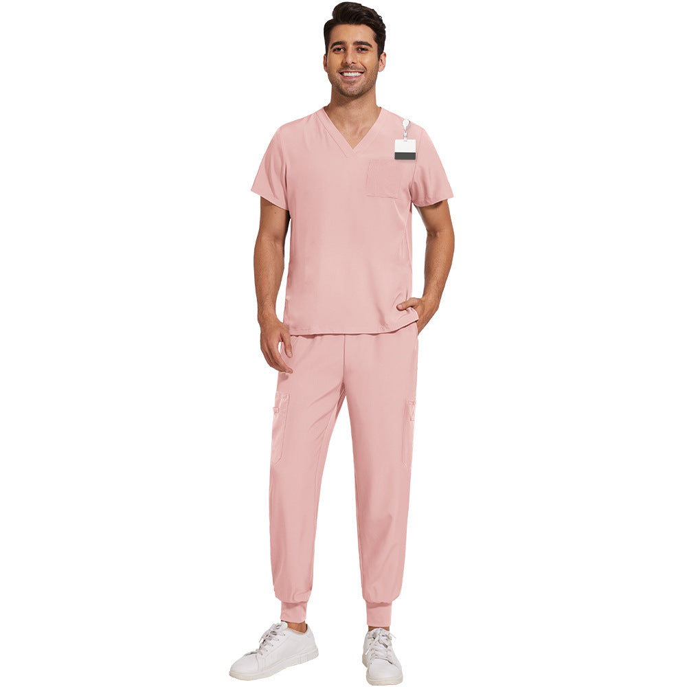 Doctors Nurses Frosted Thin Comfortable Breathable Uniform
