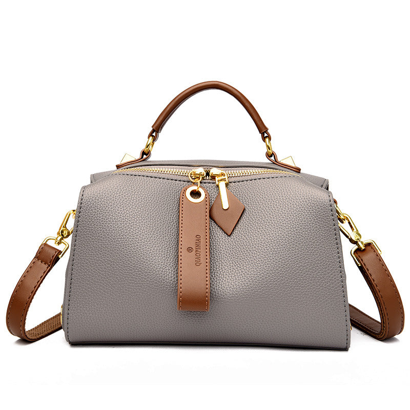 Women's Pillow Genuine Leather Fashion Popular Strap Crossbody Bags