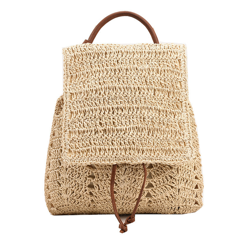 Women's Mori Style Single Straw Fashion Woven Bags