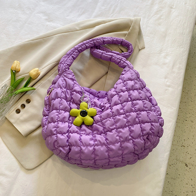 Women's Korean Style Cloud Fashion Large Capacity Small Square Bags