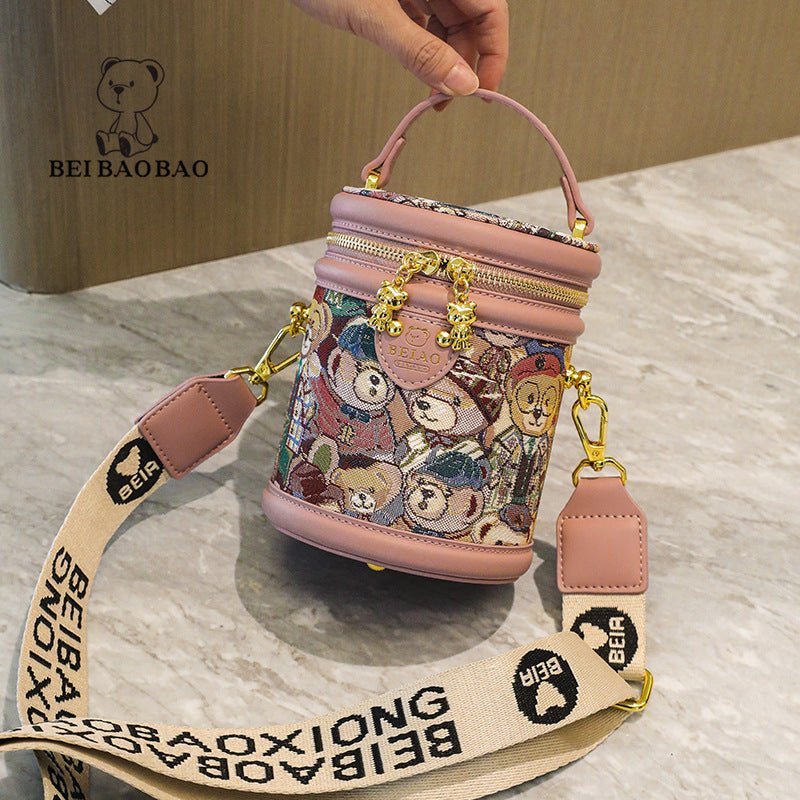 Women's Source Design Cartoon Bear Mobile Shoulder Bags