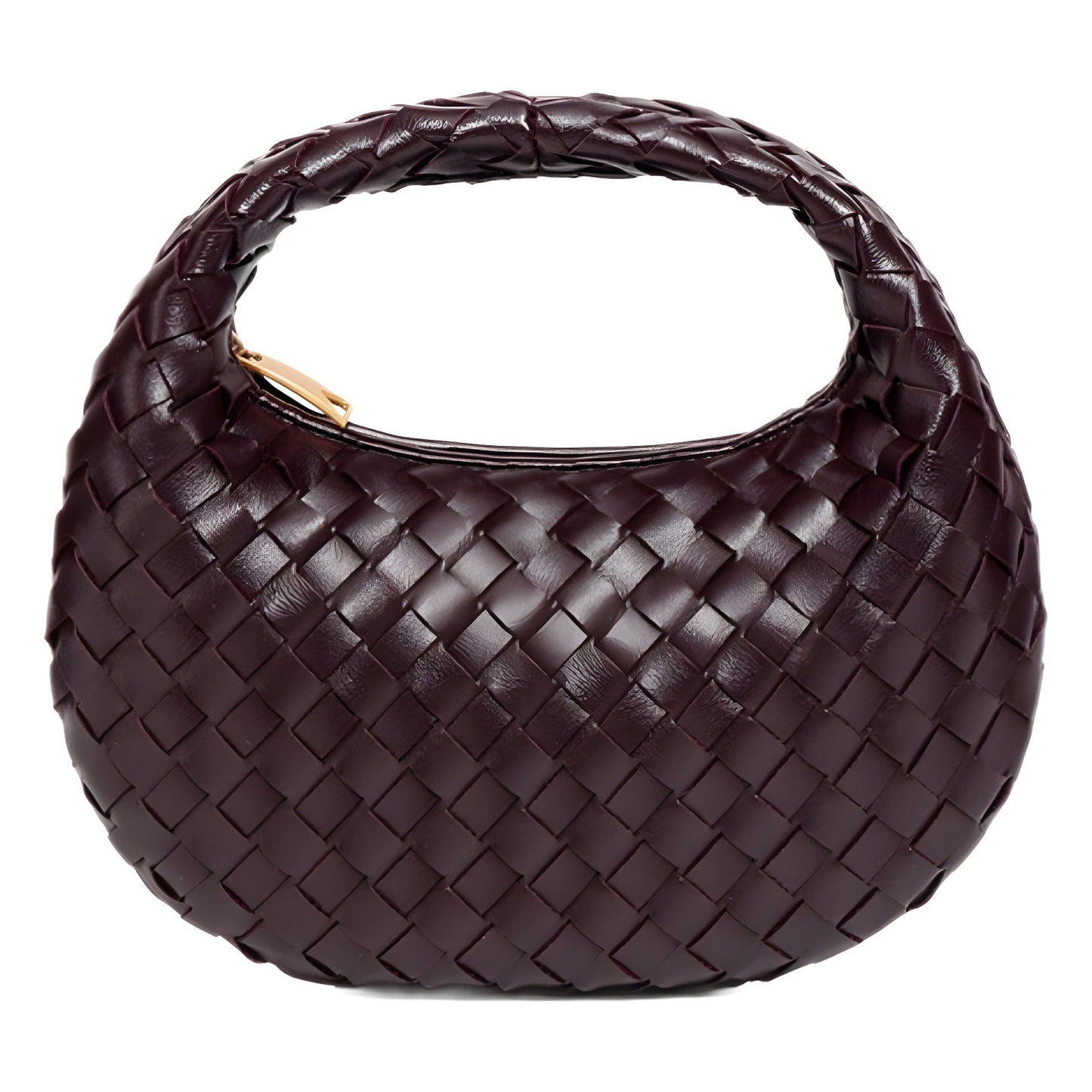 Women's Mini Cute Dumpling Macaron Woven Pouch Crossbody Bags