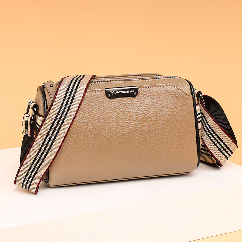 Women's Leather Fashion Large Capacity Female Soft Shoulder Bags