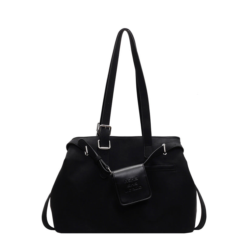 Women's Retro Large Capacity Fashion Korean Style Shoulder Bags