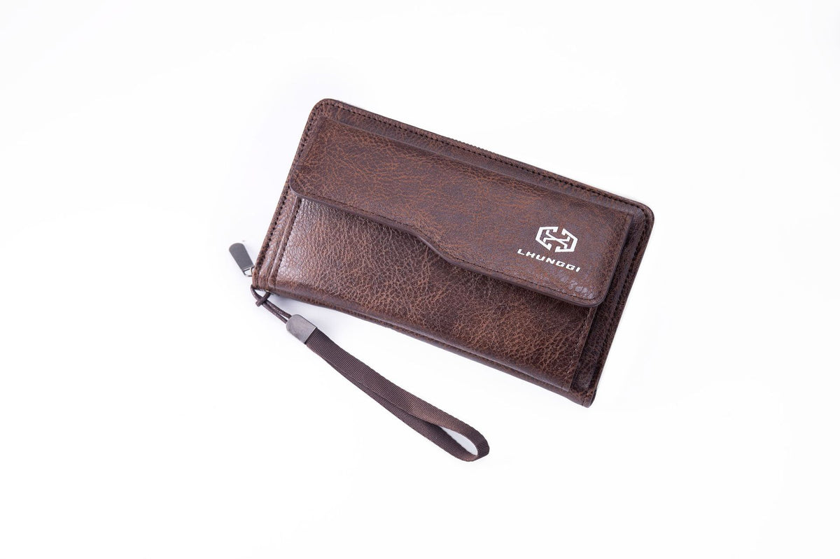 Men's Single-layer Zipper Multiple Slots Long Mobile Men's Wallet
