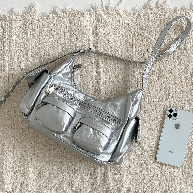 Design Fashion Motorcycle Elegant Sier Cool Crossbody Bags