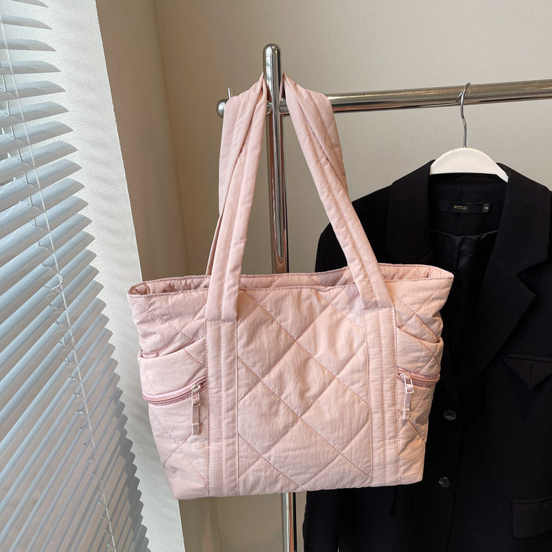 Women's Rhombus Jacket Large Capacity Commuter Simple Women's Shoulder Bag