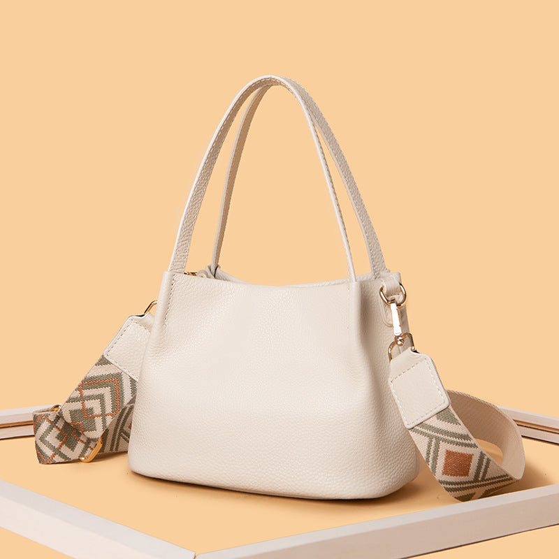 Women's Genuine Leather Mother Fashion Top Layer Shoulder Bags