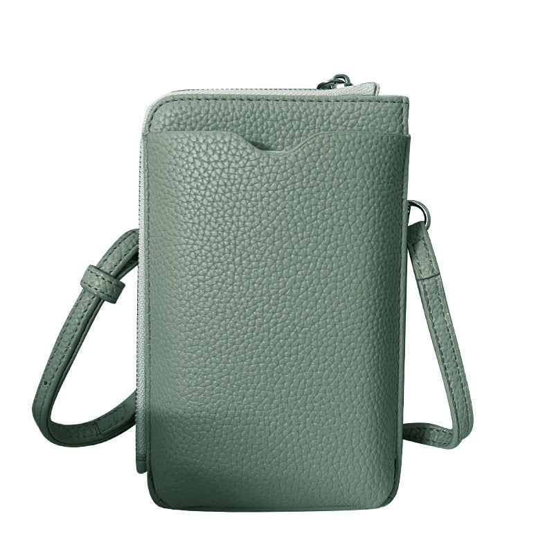 Women's Summer Leather Mobile Cowhide Niche Mini Phone Bags