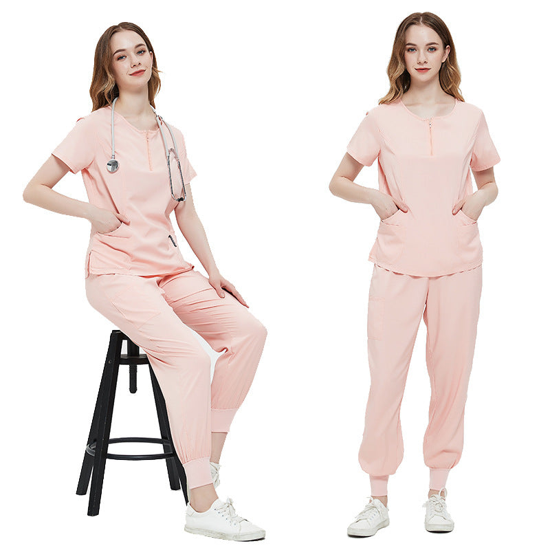 Split Undergarments Nursing Work Uniforms Elastic Uniform