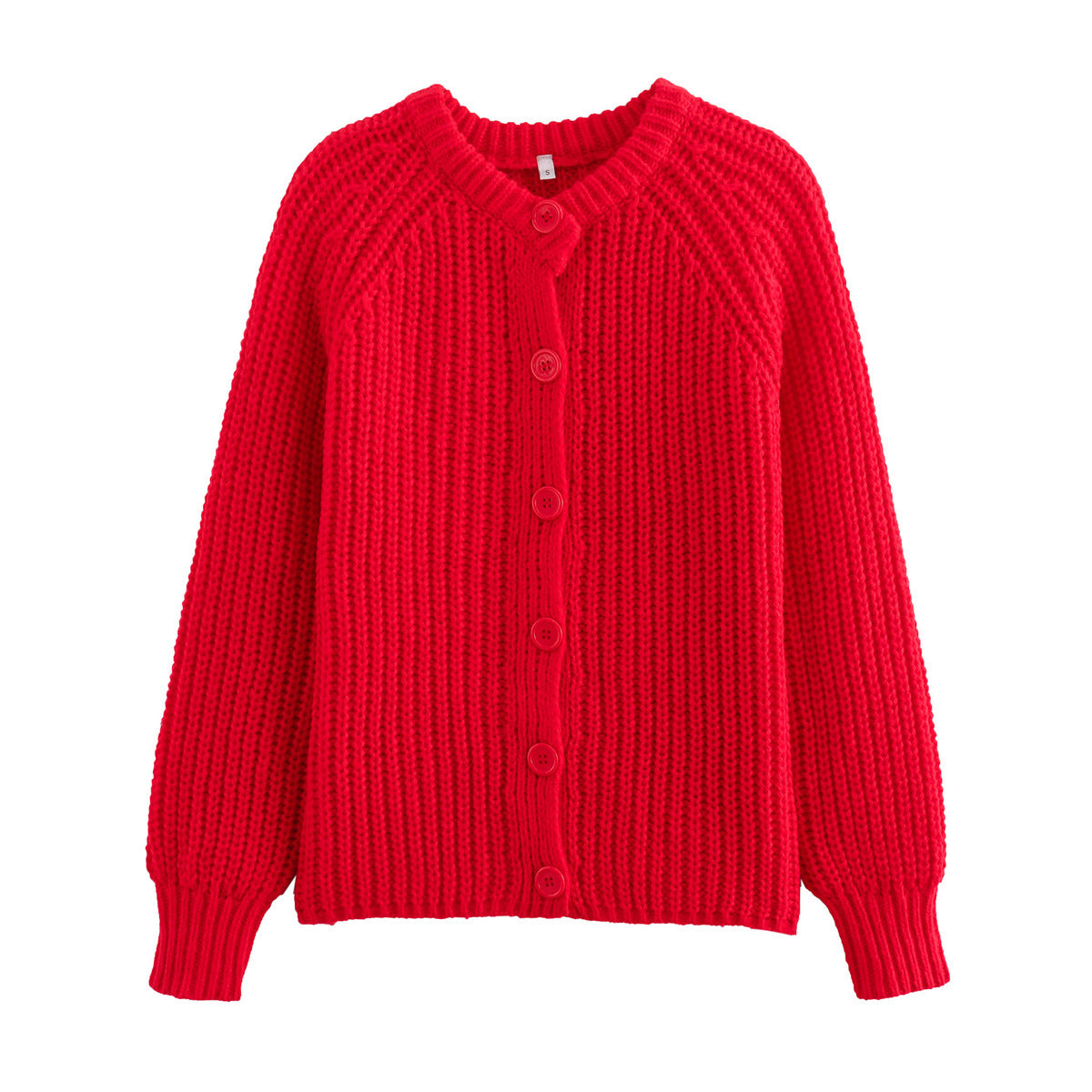 Women's Autumn Solid Color Long-sleeved Knitted For Coats