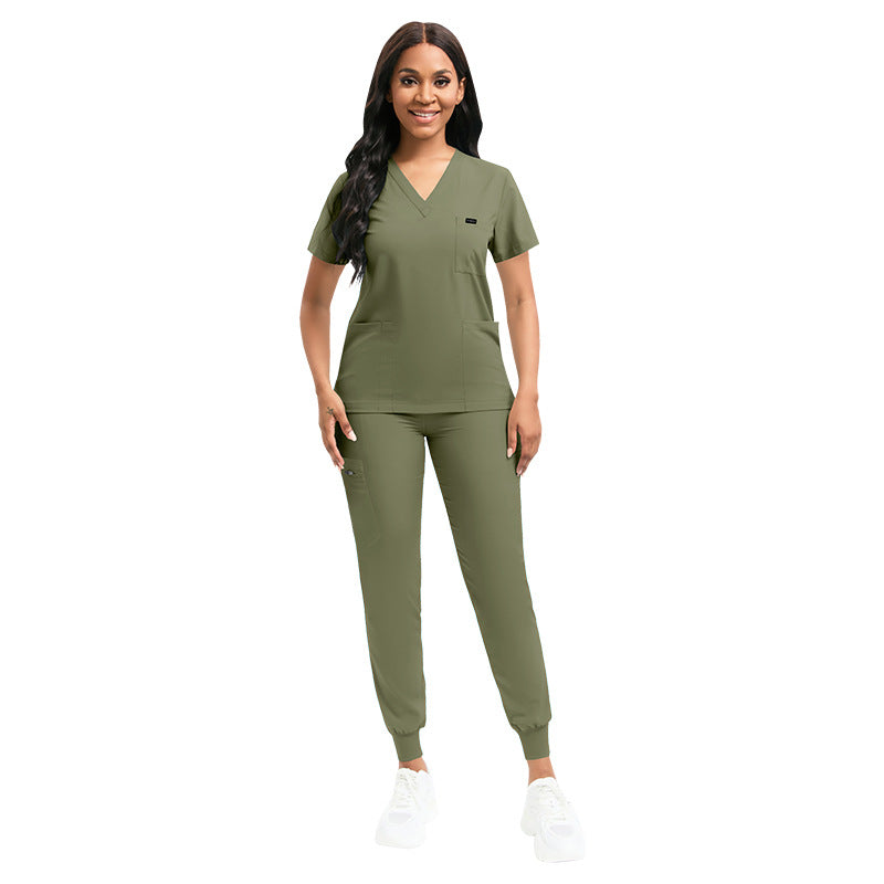 Men's Clinic Nurse Work Clothes Neutral Scrub Nursing Uniform