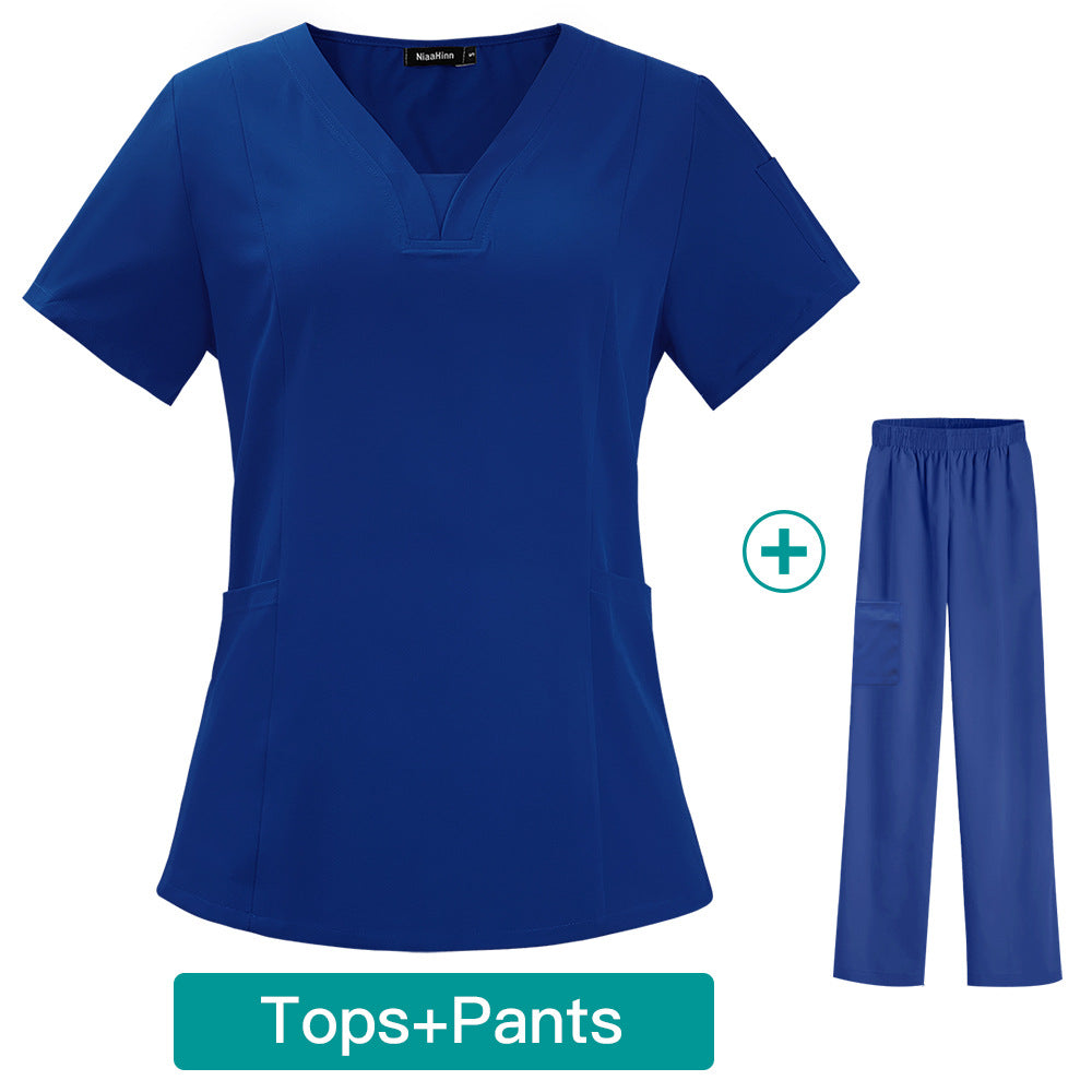Gown Female Stomatologist Work Clothes Sleeve Male Hand Uniform