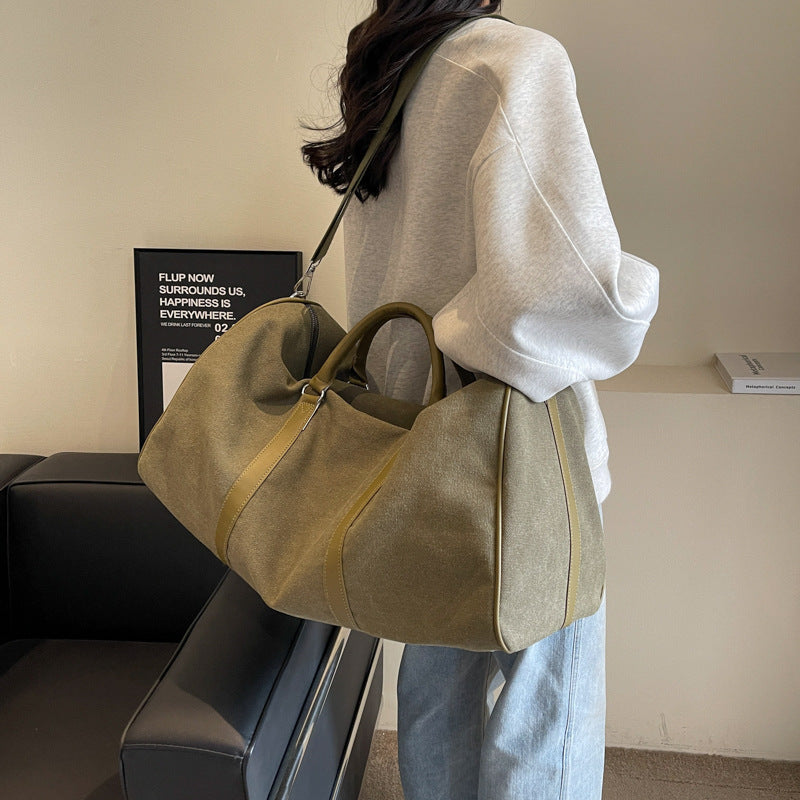 Women's & Men's & Trendy Business Fitness Large Capacity Waterproof Personality Travel Bags
