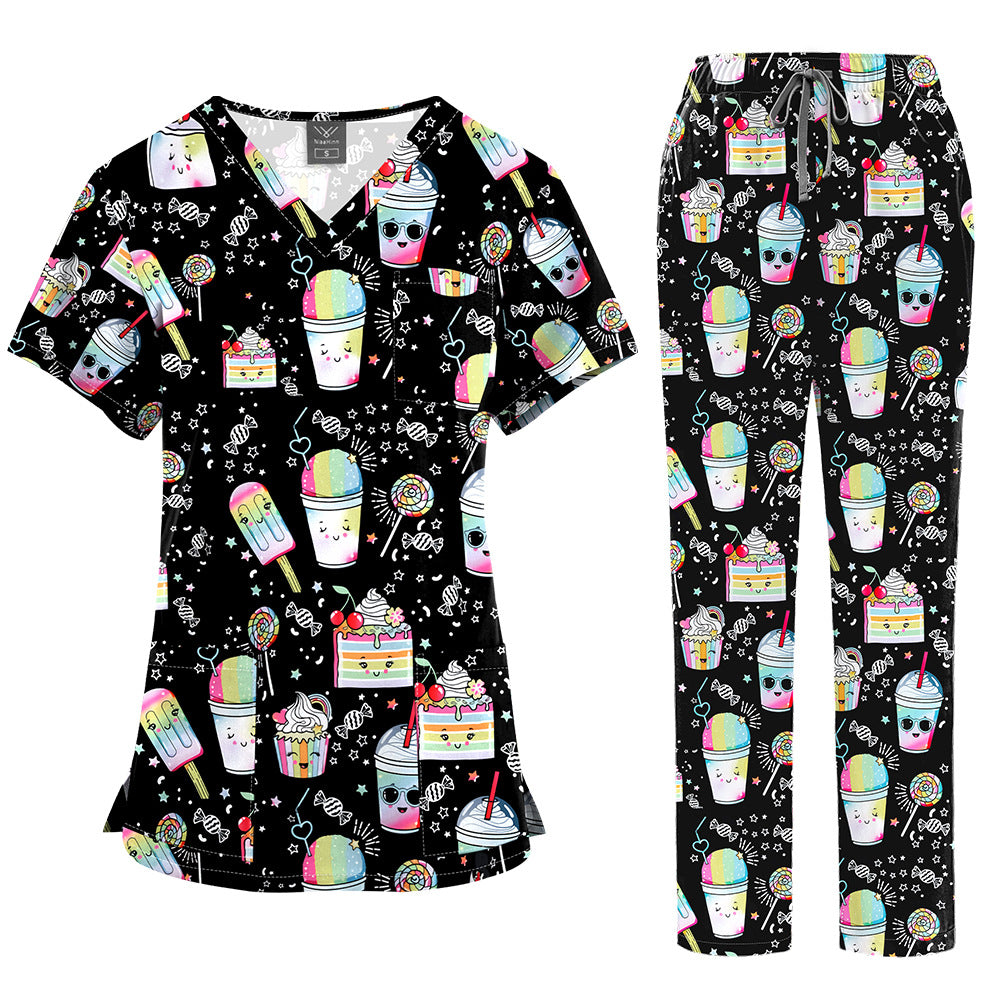 Thin Comfortable Breathable Doctor Nurse Medical Uniform