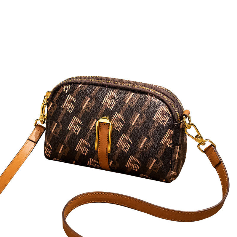 Women's Summer Fashion Printed Textured Clutch Crossbody Bags