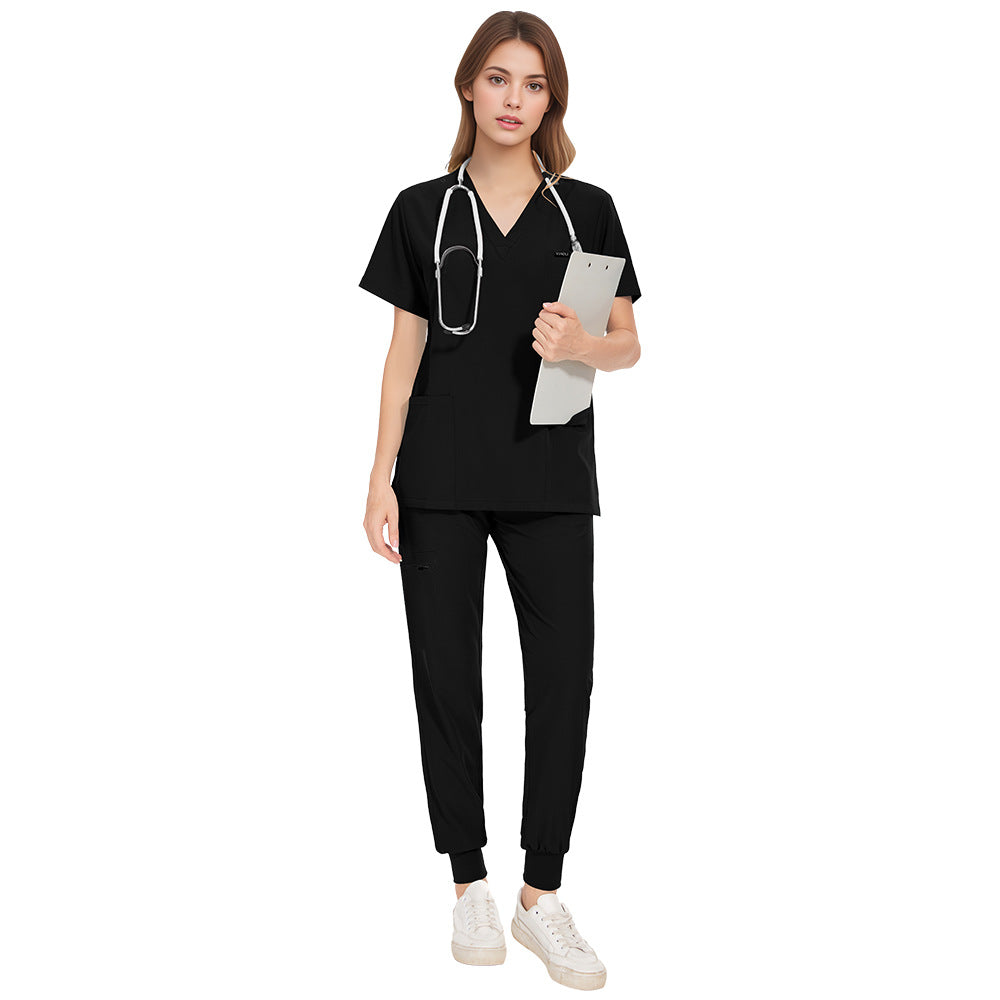 Women's & Men's & Hand Washing Beauty Salon Barber Shop Staff Operating Uniform
