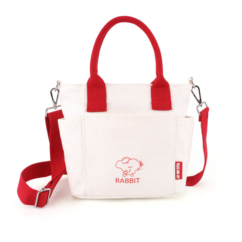 Women's Popular Early Spring Canvas Practical Tote Bags