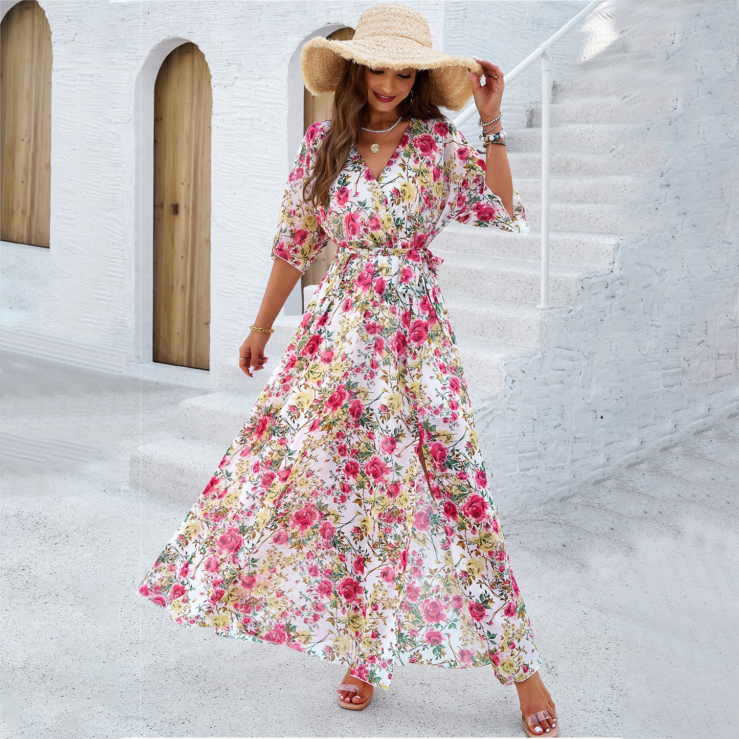 Women's Versatile Innovative Elegant Printed Dress Dresses