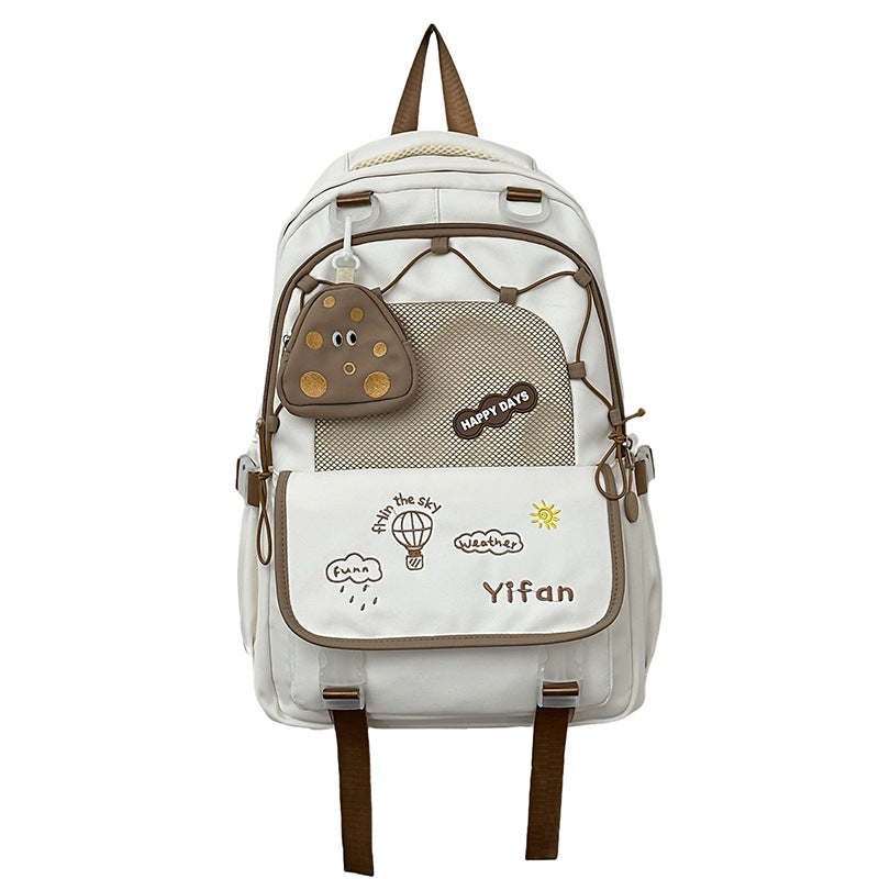 Junior High Female Simple Senior Distribution Backpacks